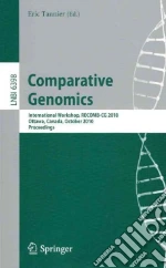 Comparative Genomics libro in lingua di Tannier Eric (EDT)