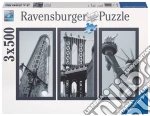 Puzzle 1500 pz - impressioni di new york (3x500) puzzle di RAVENSBURGER