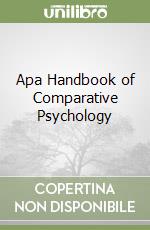 Call Josep (EDT), Burghardt Gordon M. (EDT), Pepperberg Irene M. (EDT), Snowdon Charles T. (EDT), Zentall Thomas (EDT)