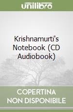 Krishnamurti Jiddu, Wren Anthony (NRT)