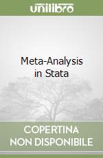Palmer Tom M. (EDT), Sterne Jonathan A. C. (EDT), Newton H. Joseph (EDT), Cox Nicholas J. (EDT)