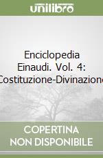Enciclopedia Einaudi (4) libro