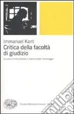 Kant Immanuel; Garroni E. (cur.); Hohenegger H. (cur.)