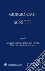 Cian Giorgio; De Cristofaro G. (cur.); Delle Monache S. (cur.); Girolami M. (cur.)