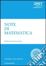 Universit del Salento. Dip. di matematica (cur.)
