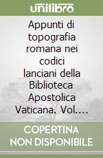 Lanciani Rodolfo; Buonocore M. (cur.)