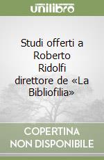 Maracchi Biagiarelli B. (cur.); Rhodes D. E. (cur.)