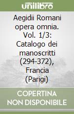 Egidio Romano; Luna C. (cur.)
