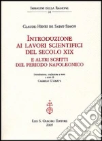 Saint-Simon Claude-Henri de; D'Amato C. (cur.)