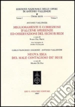 Vallisneri Antonio; Cogrossi C. Francesco; Dal Prete I. (cur.); De Zan M. (cur.)