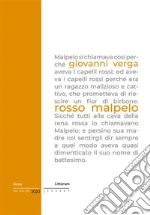 Verga Giovanni; Scagnetti M. (cur.)
