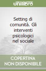 De Piccoli N. (cur.); Lavanco G. (cur.)