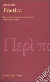 Poetica libro di Aristotele