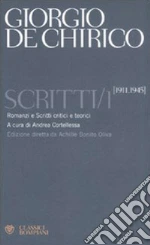 De Chirico Giorgio; Cortellessa A. (cur.)