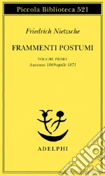 Nietzsche Friedrich; Carpitella M. (cur.); Gerratana F. (cur.); Campioni G. (cur.)