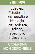 San Vicente F. (cur.); Garriga C. (cur.); Lombardini H. E. (cur.)