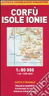 Corfù, Isole Ionie 1:80.000 libro