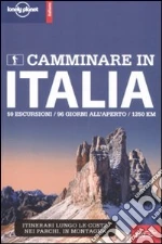 Camminare in Italia libro di Sainsbury Brendan