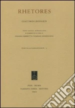 Leopardi Giacomo; Tommasi Moreschini C. O. (cur.)