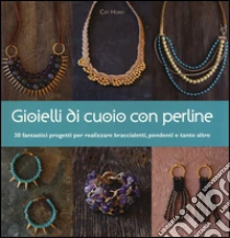 Gioielli di cuoio con perline libro di Horn Cat