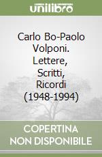 Bo Carlo; Volponi Paolo
