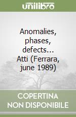 Bregola M. (cur.); Marmo G. (cur.); Morandi G. (cur.)