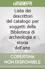 Biblioteca di archeol. e storia dell'arte (cur.)