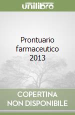 Prontuario farmaceutico 2013 libro