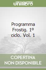 Frostig Marianne; Schindler O. (cur.)