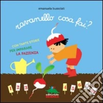 Ravanello cosa fai? Con tante storie per imparare la pazienza libro di Bussolati Emanuela