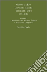 Girardi A. (cur.); Soldani A. (cur.); Zangrandi A. (cur.)