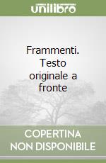 Saffo; Cavallini E. (cur.)