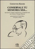 Kavafis Konstantinos; Maggi G. C. (cur.)
