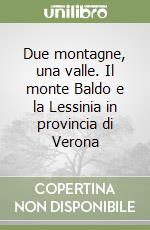 Due montagne, una valle. Il monte Baldo e la Lessinia in provincia di Verona libro di Valdinoci Oreste - Voltan Micaela