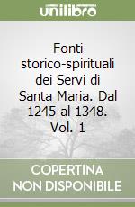 Ordine dei servi di S. Maria (cur.)