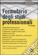 Formulario degli studi professionali libro di Balducci Daniele