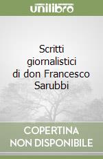 Sarubbi Francesco; Avolio C. (cur.)