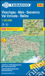 Val Venosta. Sesvenna-Vinschgau. Sesvenna 1:25.000 libro