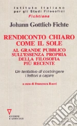 Fichte J. Gottlieb; Rocci F. (cur.)