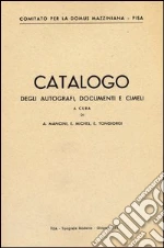 Mancini A. (cur.); Michel E. (cur.); Tongiorgi E. (cur.)