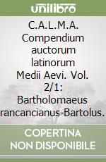 Lapidge M. (cur.); Garfagnini G. C. (cur.); Leonardi C. (cur.)