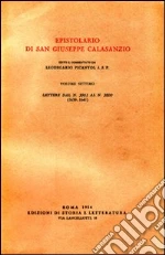 Giuseppe Calasanzio (san); Picanyol L. (cur.)