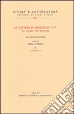 Benedetto XIV; Morelli E. (cur.)
