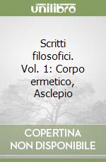 Ermete Trismegisto; Dalla Vigna P. (cur.)