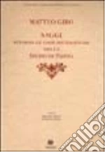 Giro Matteo; Del Negro P. (cur.); Piovan F. (cur.)