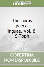 Thesaurus graecae linguae (8) libro di Estienne Henri