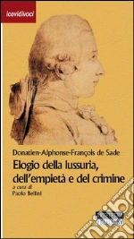 Sade Franois de; Bellini P. (cur.)