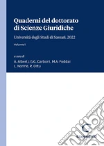 Alberti A. (cur.); Carboni G. G. (cur.); Foddai G. (cur.)