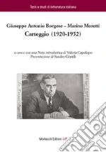 Borgese Giuseppe Antonio; Moretti Marino; Capolupo V. (cur.)