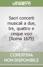 Carissimi Giacomo; Trovato V. (cur.)